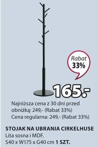 JYSK Stojak na ubrania MDF oferta
