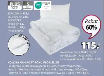 JYSK Kołdra oferta