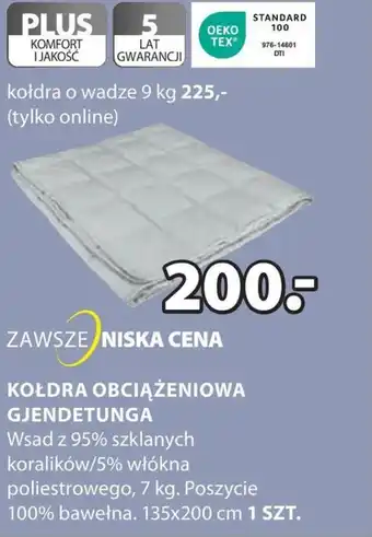 JYSK Kołdra Komfort oferta