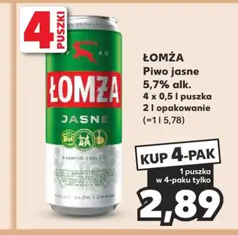 Kaufland Piwo Łomża oferta