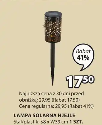 JYSK Lampa solarna oferta