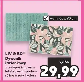 Kaufland Dywanik łazienkowy Liv & BO oferta