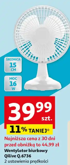 Auchan Wentylator Qilive oferta