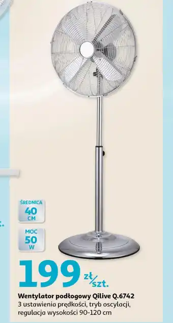 Auchan Wentylator Qilive oferta