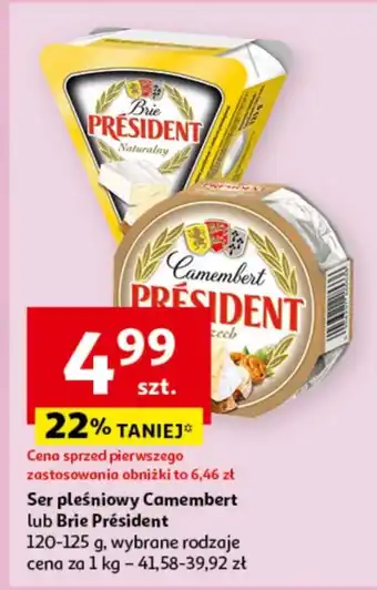 Auchan Ser pleśniowy President oferta