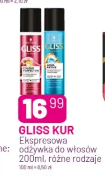 Koliber drogerie GLISS KUR Ekspresowa odżywka do włosów 200ml oferta