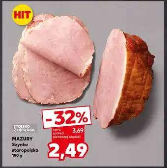 Kaufland MAZURY Szynka staropolska 100 g oferta