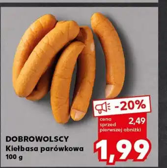 Kaufland DOBROWOLSCY Kiełbasa parówkowa 100 g oferta