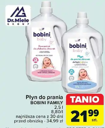 Carrefour Płyn do prania BOBINI FAMILY 2,5l oferta