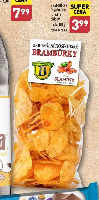 ALDI BRAMBŮRKY Oryginalne czeskie chipsy 100 g oferta