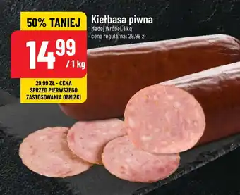 Polomarket Kiełbasa piwna Madej Wróbel, 1 kg oferta