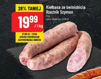 Polomarket Kiełbasa ze świniobicia Rzeźnik Szymon 1 kg oferta