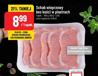 Polomarket Schab wieprzowy bez kości w plastrach 360 g oferta
