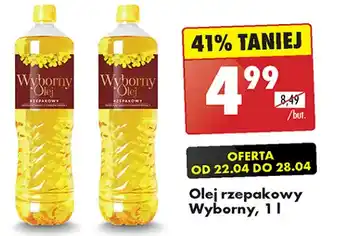 Biedronka Olej rzepakowy 1l oferta