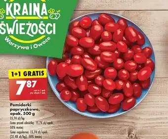 Biedronka Pomidory papryczkowe czerwone oferta