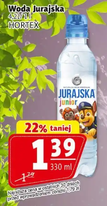Prim Market Woda Jurajska HORTEX 330ml oferta