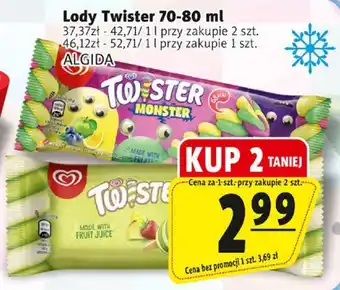 Prim Market ALGIDA Lody Twister 70-80 ml oferta