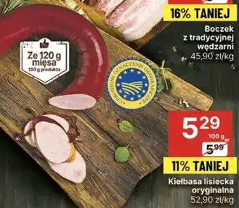 Delikatesy Centrum Kiełbasa lisiecka oryginalna 100g oferta