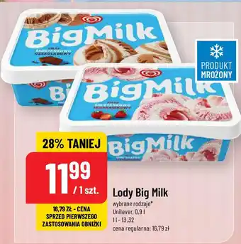 Polomarket Lody Big Milk 0,9 l oferta