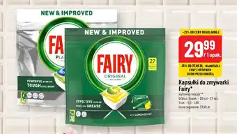 Polomarket Kapsułki do zmywarki Fairy oferta