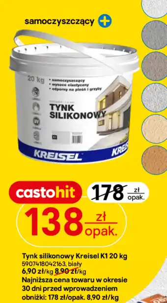 Castorama Tynk silikonowy Kreisel oferta
