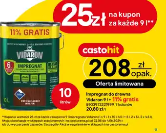 Castorama Impregnat do drewna Vidaron oferta