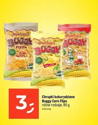 Dealz Chrupki kukurydziane serowe Buggy Corn Flips oferta