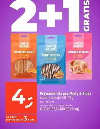 Dealz Przysmak dla psa chicken fillet Misty & Bluey oferta