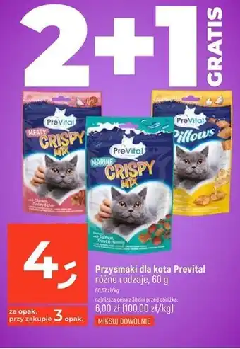 Dealz Przysmak dla kotów crispy mix Prevital oferta