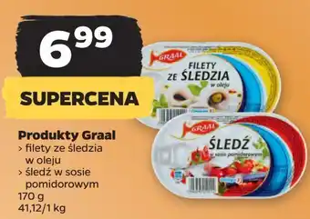 Netto Filety ze śledzia w oleju Graal oferta