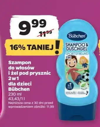 Netto Szampon i żel pod prysznic sport fan Bubchen oferta