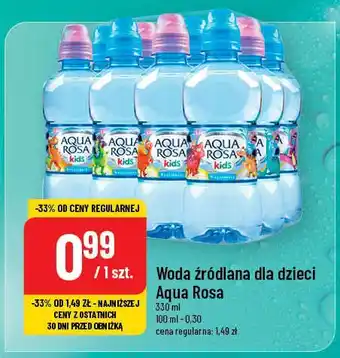 Polomarket Woda źródlana dla dzieci Aqua Rosa oferta