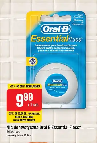 Polomarket Nić dentystyczna Oral B Essential Floss oferta
