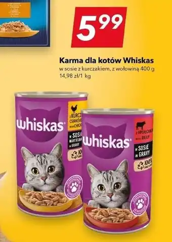 Lewiatan Karma dla kotów Whiskas oferta