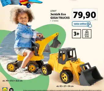 Lidl Jeździk giga trucks Lena oferta
