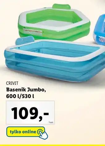 Lidl Basenik jumbo 530 l Crivit oferta