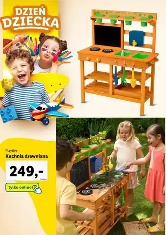 Lidl Kuchnia drewniana Playtive oferta