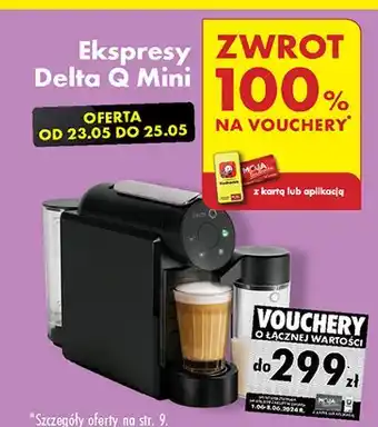 Biedronka Ekspres mini milk qool Delta Q oferta