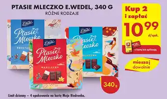 Biedronka Czekoladki śmietankowe E. Wedel Ptasie Mleczko oferta