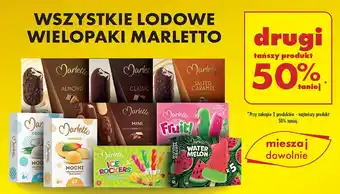 Biedronka Lody mini Marletto oferta