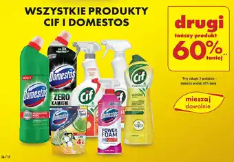 Biedronka Mleczko do czyszczenia lemon Cif Cream oferta