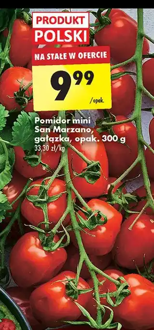 Biedronka Pomidory mini san marzano gałązka oferta