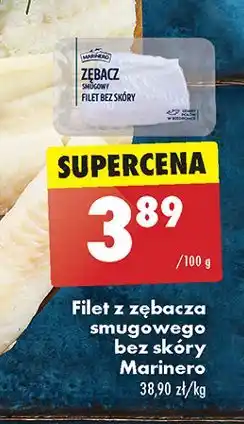 Biedronka Zębacz smugowy filet bez skóry Marinero oferta