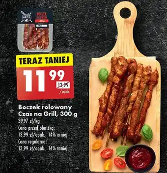Biedronka Boczek rolowany na grilla Czas Na Grill oferta