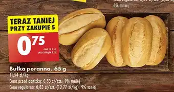 Biedronka Bułka poranna oferta
