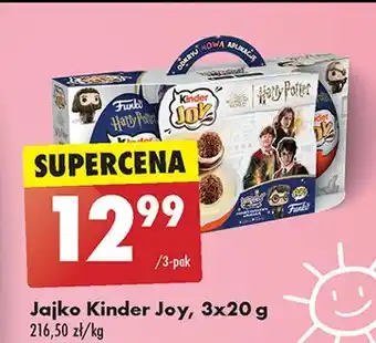 Biedronka Jajko z niespodzianką harry potter Kinder Joy oferta