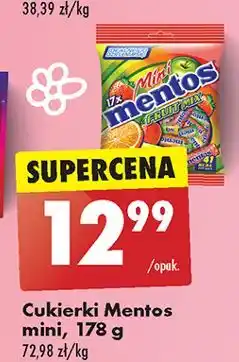 Biedronka Dropsy fruit mix Mentos Mini oferta