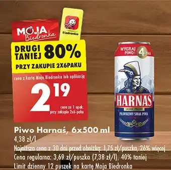 Piwo Harnaś Jasne Pełne