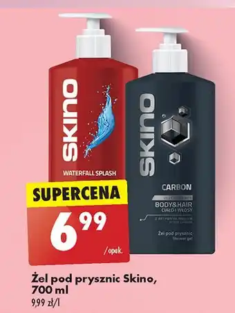 Biedronka Żel pod prysznic carbon Skino oferta