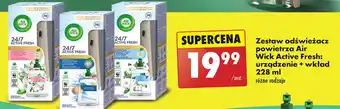 Biedronka Odświeżacz powietrza kwiat bawełny Air Wick Active Fresh oferta